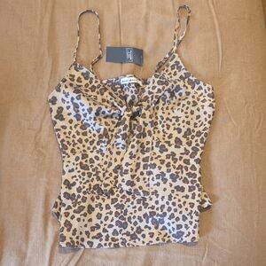 Abercrombie And Fitch Animal Print Camisole